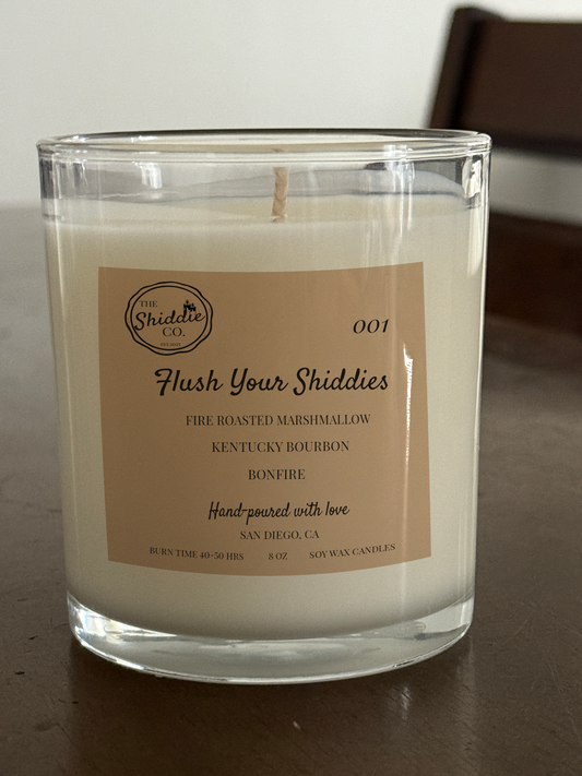 Flush Your Shiddies 8 oz candle