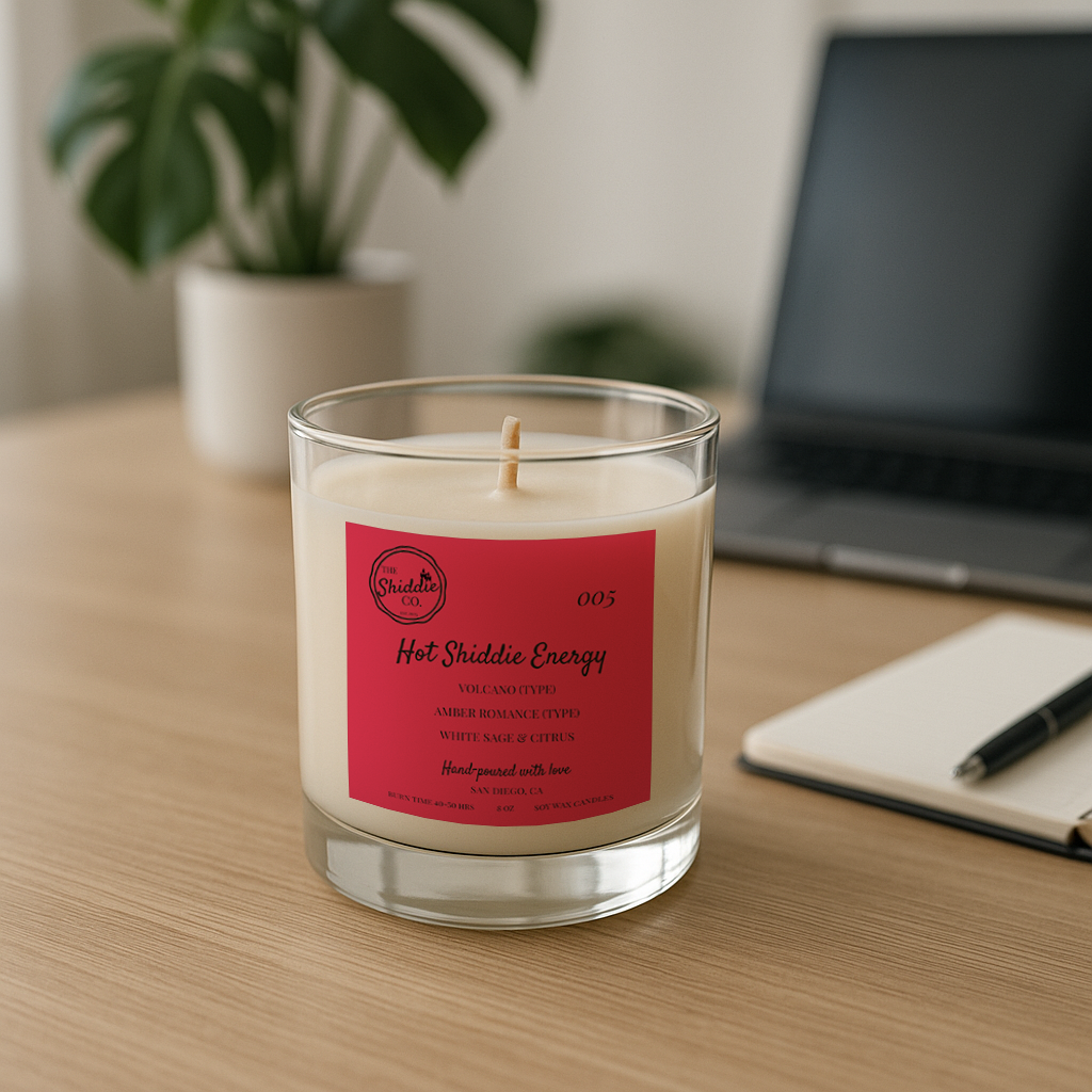 Hot Shiddie Energy 8 oz candle